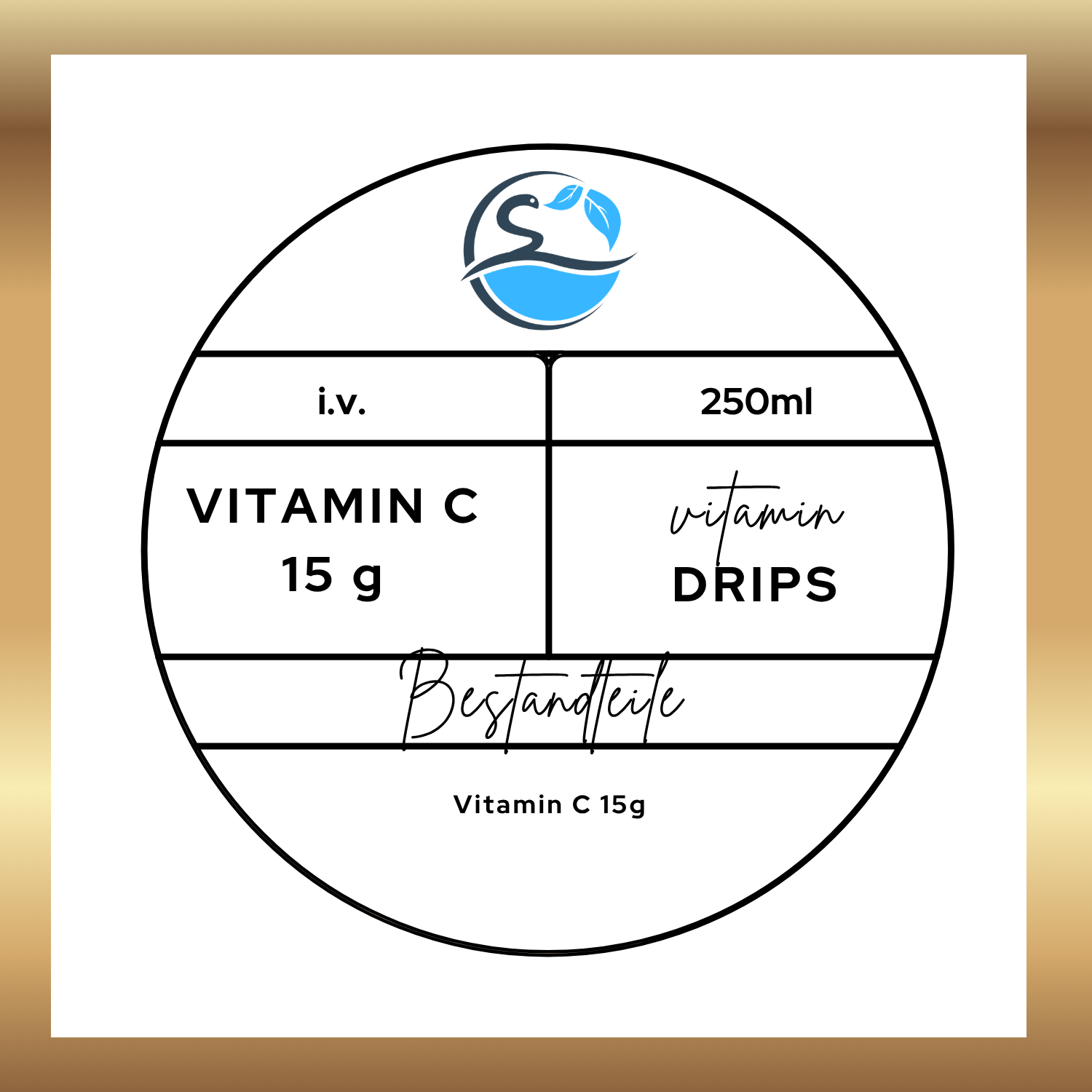 Vit C 15g Label